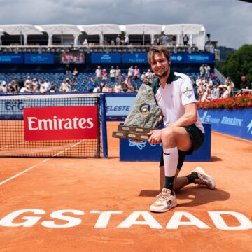Первая ракетка Казахстана вернулся в топ-30 рейтинга ATP после титула в Гштааде