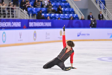 Лучший фигурист Казахстана стал последним в финале серии Гран-при в Японии