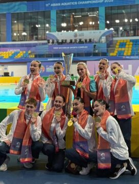 Казахстанские синхронисты стали обладателями Кубка чемпионата Азии