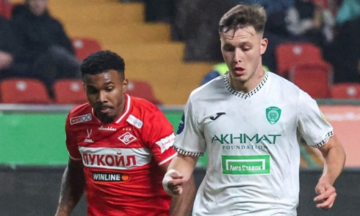 «Казахстанский нападающий не смог спасти «Ахмат» от поражения в Грозном»
