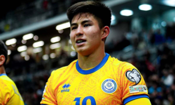 17-летний талант из «Кайрата» забил Бельгии и вошёл в историю