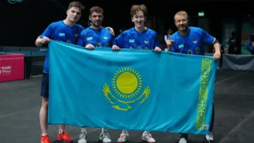 Сборная Казахстана по настольному теннису выиграла золото Игр исламской солидарности-2025
