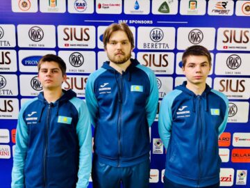 Сборная Казахстана по пулевой стрельбе завоевала вторую медаль на чемпионате мира в Каире