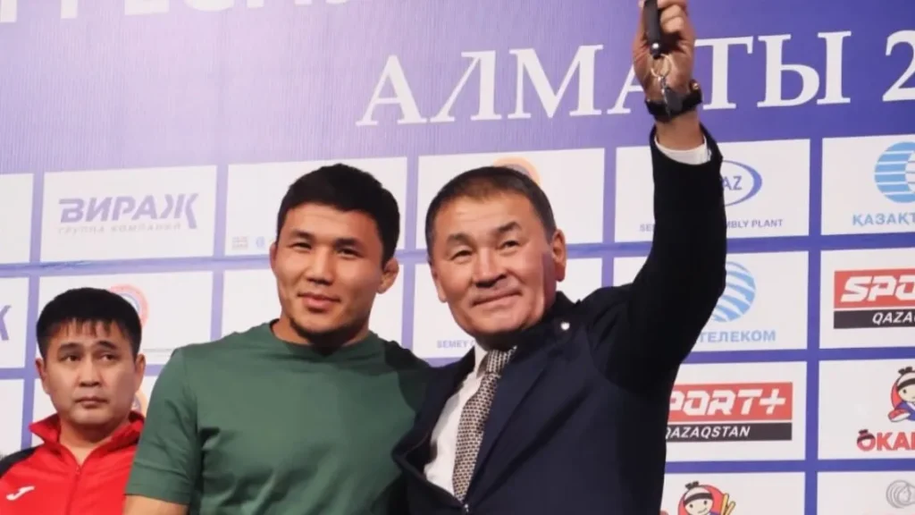 Иллюстрация — Казахстанскому борцу подарили квартиру в Астане