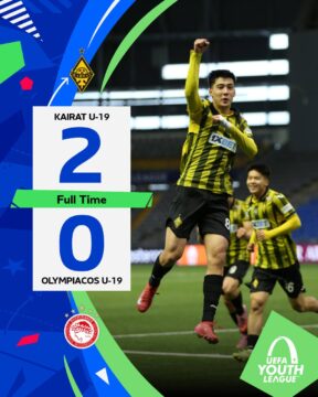 «Кайрат» обыграл «Олимпиакос» в Астане