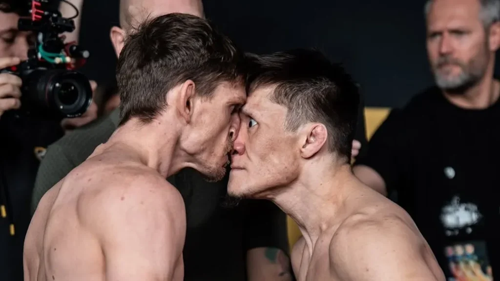 Иллюстрация — Казахстанский чемпион и претендент из Чехии подрались на дуэли взглядов