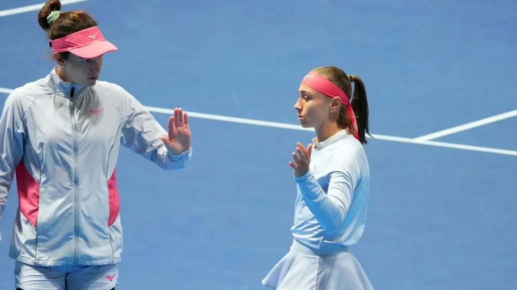 Иллюстрация — Казахстанская теннисистка стартовала с победы в парном разряде в Дубае