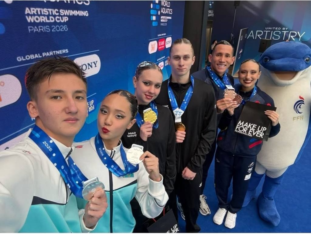 Две медали завоевали казахстанские синхронисты на этапе Кубка мира в Париже
