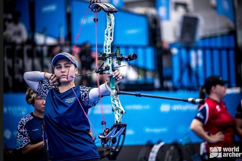 Сборная Казахстана выиграла золото в женской стрельбе из блочного лука на Кубке Азии