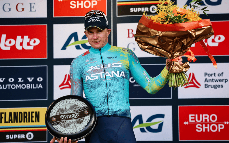 Гонщик «Астаны» стал призером престижной бельгийской однодневки и рассказал об этом